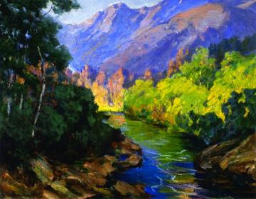 On the Kern River Artwork by Jean Mannheim