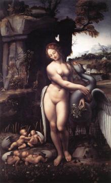 Leda Artwork by Leonardo da Vinci