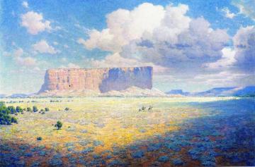 Arizona Landscape With Two Riders Artwork by William Robinson Leigh