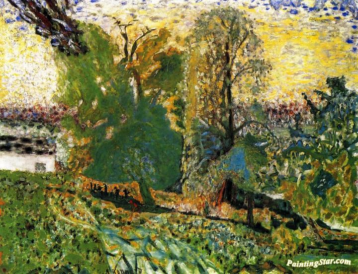Normandy Landscape Artwork by Pierre Bonnard