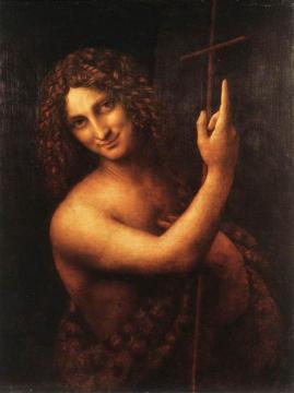 St John the Baptist Artwork by Leonardo da Vinci