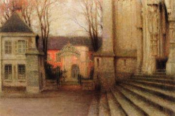 L'eveche, Chartres Artwork by Henri Le Sidaner