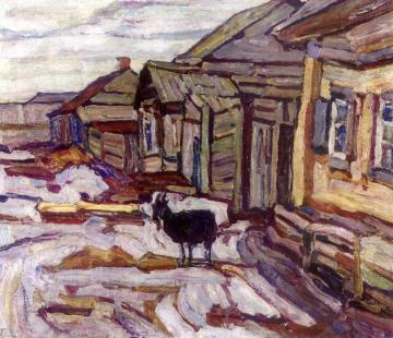 My Birthplace Artwork by Abraham A. Manievich