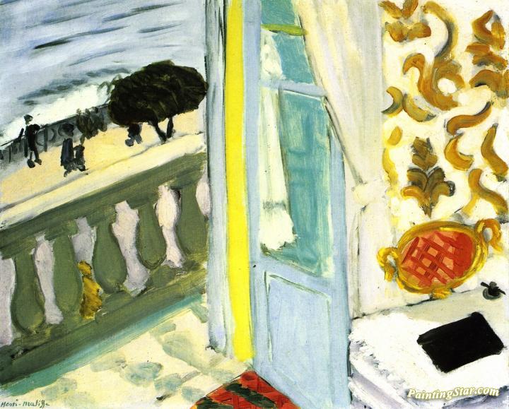 Interior With Black Book Artwork by Henri Matisse