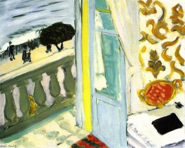 Interior With Black Book Artwork by Henri Matisse