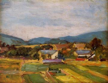 Landscape in Lower Austria Artwork by Egon Schiele