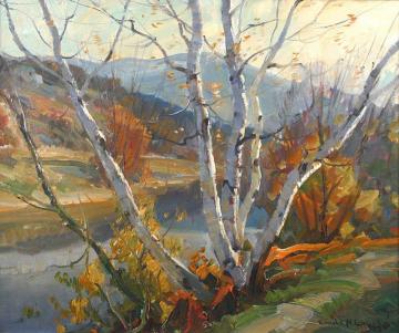 Reflection, Vermont Artwork by Emile Gruppe