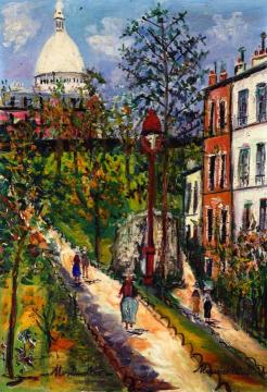 Montmartre Artwork by Maurice Utrillo