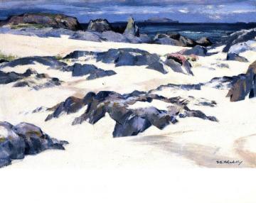 Lunga from Iona Artwork by Francis Campbell Boileau Cadell