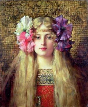 The Blonde Woman Artwork by Leon Francois Comerre