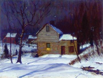 The Neighbor's House Artwork by George W. Sotter