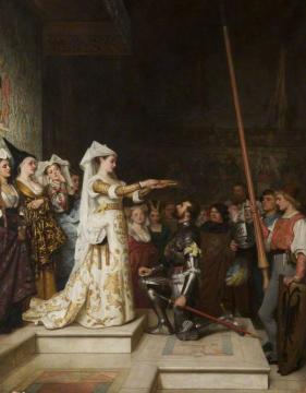 The Queen of the Tournament Artwork by Philip Hermogenes Calderon