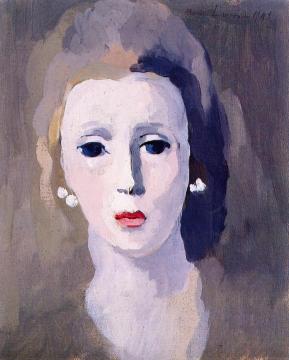 Woman's Head Artwork by Marie Laurencin