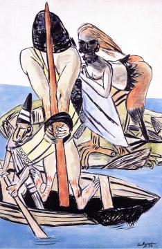 Odysseus And The Siren Artwork by Max Beckmann