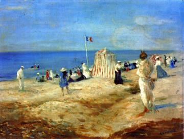 The Beach at Ambleteuse Artwork by Charles Conder