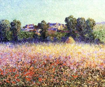 Field of Poppies in Flower Artwork by Ferdinand du Puigaudeau