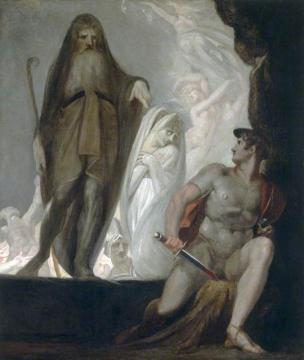 Teiresias Foretells the Future to Odysseus Artwork by Henry Fuseli