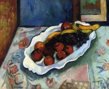 Plate of Apples Artwork by Henri Manguin
