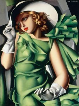 Girl With Gloves Artwork by Tamara De Lempicka