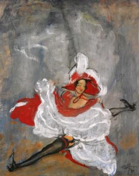 The Splits Artwork by Jean-gabriel Domergue