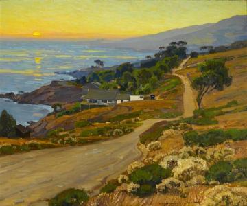 The Old Coast Road Artwork by William Wendt