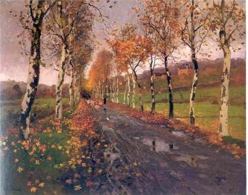 The Road Artwork by Fritz Thaulow