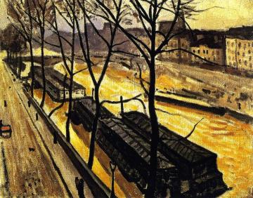 Paris in Winter, The Quai Bourbon Artwork by Albert Marquet