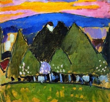 Landscape with Trees Artwork by Alexej Jawlensky