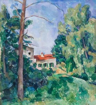 House in Abramtsevo Artwork by Pyotr Konchalovsky