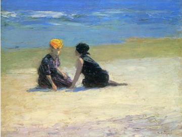 Confidences Artwork by Edward Potthast