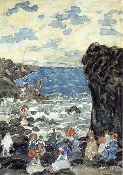 Holiday, Headlands Artwork by Maurice Prendergast