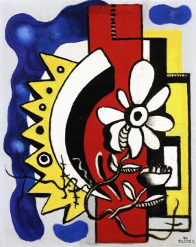 Composition with a Daisy Artwork by Fernand Léger