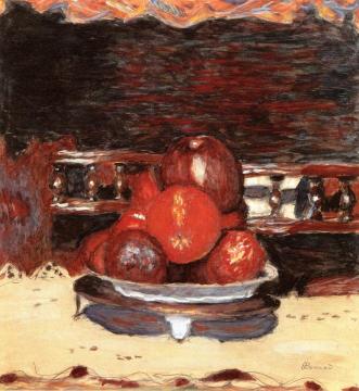 Fruit, Harmony In The Dark Artwork by Pierre Bonnard