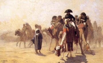 General Bonaparte with His Military Staff in Egypt Artwork by Jean Leon Gerome