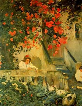 Eixida (Patio) Artwork by Joaquin Mir Trinxet