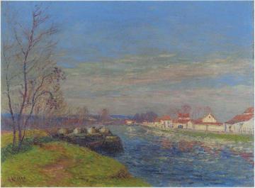 Saint Mammes at Moret Artwork by Gustave Loiseau