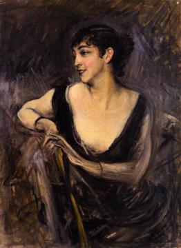Countess Gabrielle de Rasty Artwork by Giovanni Boldini
