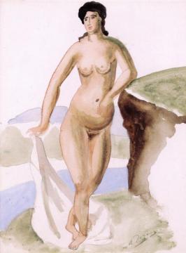 Bather Artwork by Andre Derain