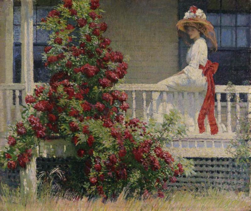 The Crimson Rambler Artwork by Phillip Leslie Hale