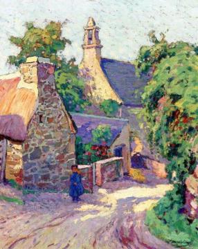 Farmyard in Brittany Artwork by Paul Madeline