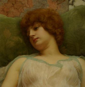 Idle Moments Artwork by John William Godward