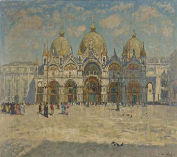 Piazza San Marco, Venice Artwork by Konstantin Gorbatov