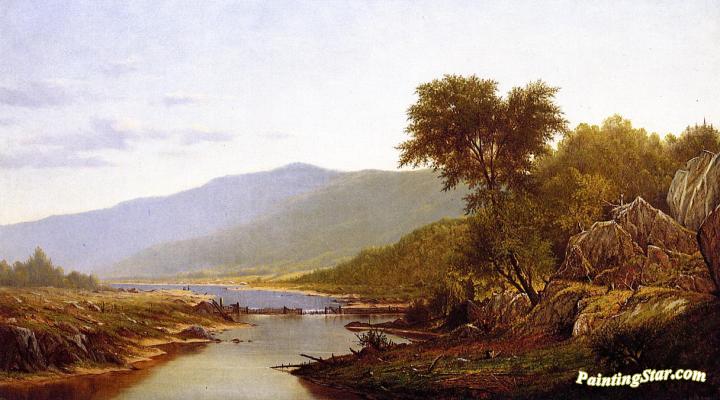 In the White Mountains Artwork by Charles W. Knapp