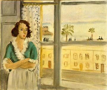 Girl At The Window Artwork by Henri Matisse