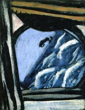 View throuth the Porthole Artwork by Max Beckmann
