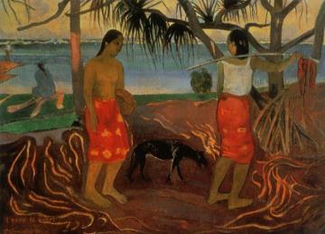 I rara te oviri Artwork by Paul Gauguin