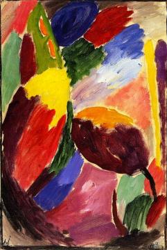 Large Variation: After The Spring Rain Artwork by Alexej Jawlensky