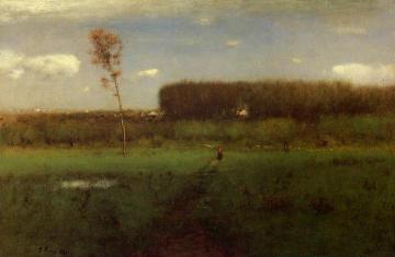 October Noon Artwork by George Inness