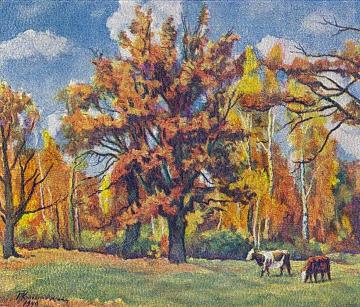 Autumn Artwork by Pyotr Konchalovsky