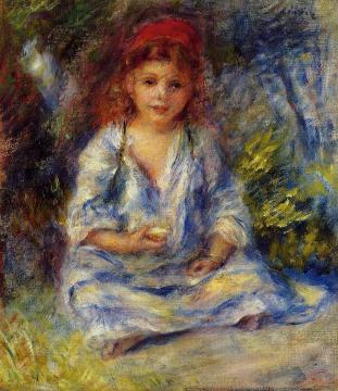 The Little Algerian Girl Artwork by Pierre Auguste Renoir